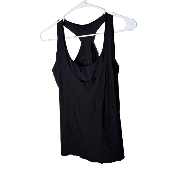 Athleta Tops - Athleta Tank Top Women's XL Black Racerback Sports Bra Built In 2 in 1